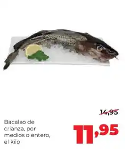 Alimerka Bacalao de crianza oferta