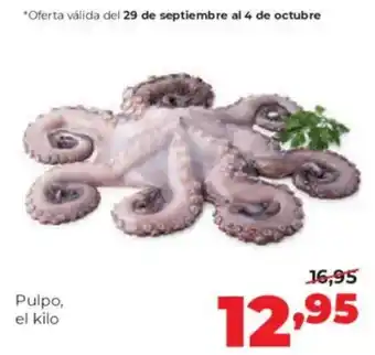 Pulpo, el kilo
