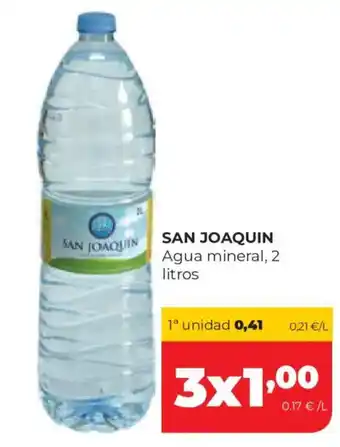 San Joaquin agua mineral