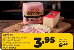 Alimerka Bonnatur jamón cocido extra oferta