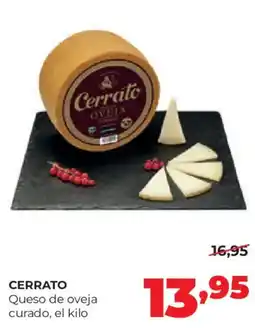 Alimerka Cerrato Queso de oveja curado oferta