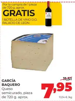 Alimerka García Baquero Queso semicurado oferta