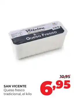 Alimerka San Vicente Queso fresco tradicional oferta