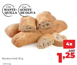 Alimerka Bocata cristal oferta