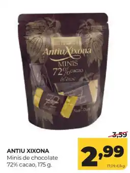 Alimerka Antiu Xixona minis de chocolate oferta