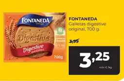 Alimerka Fontaneda galletas digestive original oferta