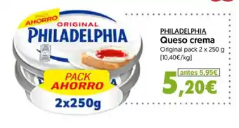 Philadelphia queso crema