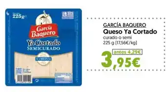 García Baquero Queso Ya Cortado