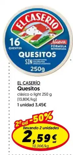 Hiper Usera El caserío quesitos oferta