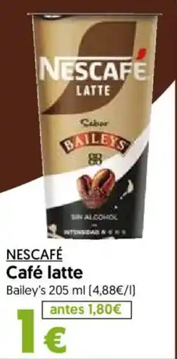 Hiper Usera Nescafé café latte oferta