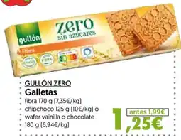 Hiper Usera Gullón zero galletas oferta