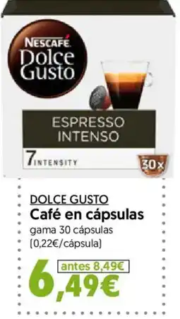 Hiper Usera Nescafe Dolce Gusto cafe en capsulas oferta
