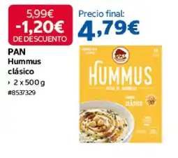 Costco PAN Hummus clásico oferta