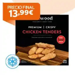 Costco Hickorywood premium crispy chicken tenders oferta