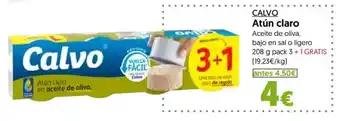 Calvo atún claro en aceite de oliva