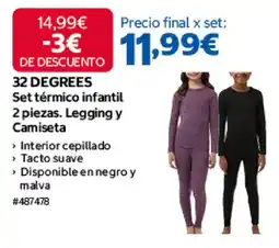 Costco 32 degrees set termico infantil oferta