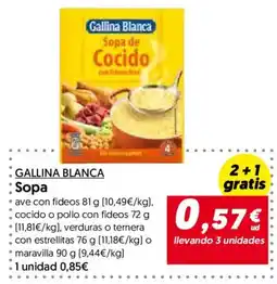 Hiper Usera Gallina Blanca sopa de cocido oferta