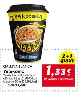 Hiper Usera Gallina Blanca Yatekomo oferta