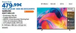 Costco samsung 65m73 mini led oferta