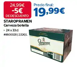 Costco Staropramen cerveza botella oferta