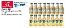 Costco starbucks frapuccino original o vainilla oferta