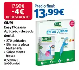 Costco Gum easy flossers aplicador de seda dental oferta