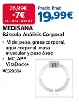 Costco Medisana Báscula Análisis Corporal oferta