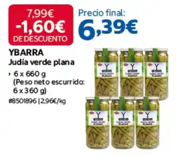 Costco Ybarra judía verde plana oferta