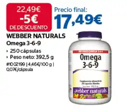 Costco Webber naturals omega 3-6-9 oferta
