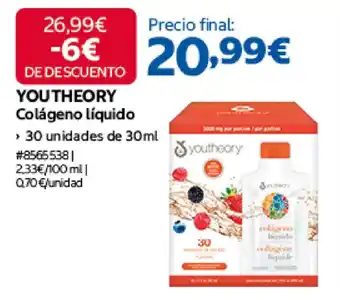 Youtheory colágeno líquido