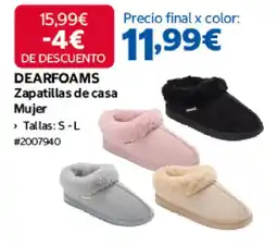 Costco Dearfoams zapatillas de casa mujer oferta