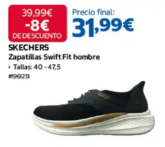 Skechers Zapatillas Swift Fit hombre