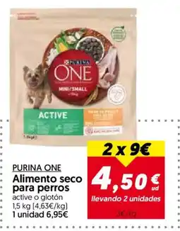 Hiper Usera Purina One alimento seco para perros oferta