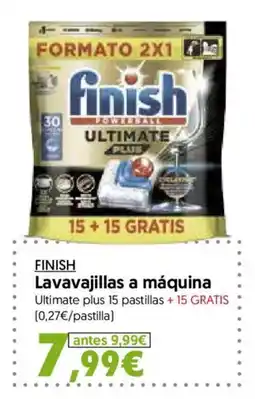 Hiper Usera Finish lavavajillas a máquina oferta