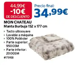 Costco Mon Chateau Manta Burbuja oferta
