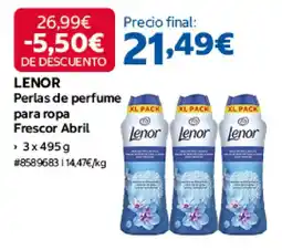 Costco Lenor perlas de perfume para ropa frescor abril oferta
