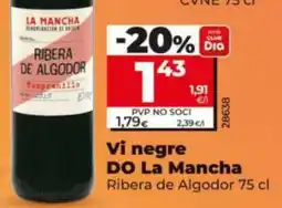 Maxi Dia La Mancha vi negre DO La Mancha oferta