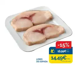 Supermercados La Despensa Lomo de espada oferta