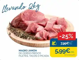 Supermercados La Despensa Magro jamón de cerdo fresco oferta