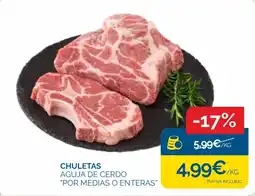 Supermercados La Despensa Chuletas aguja de cerdo oferta