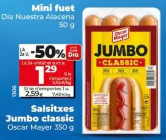 Oscar Mayer salsitxes jumbo classic