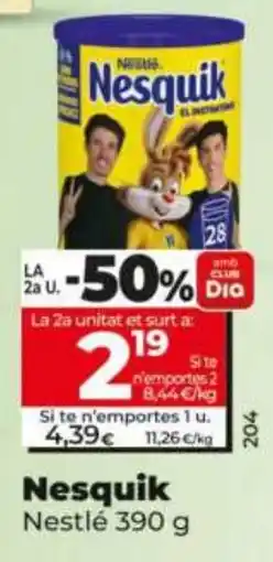 Maxi Dia Nesquik Nestlé oferta