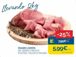 Cash Ecofamilia Magro jamón de cerdo fresco oferta