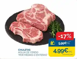 Cash Ecofamilia Chuletas aguja de cerdo oferta