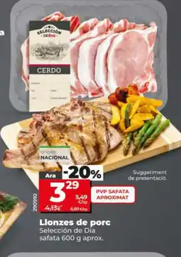 Maxi Dia Selección de Dia llonzes de porc oferta