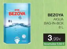 Plusfresc Bezoya aigua bag-in-box oferta