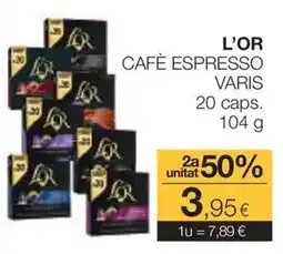 Plusfresc L'OR CAFÈ ESPRESSO VARIS oferta