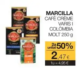 Plusfresc Marcilla café crème varis i colòmbia oferta