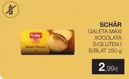Plusfresc Schär galeta maxi xocolata oferta