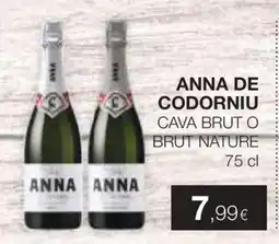 Plusfresc Anna de codorniu cava brut o brut nature oferta